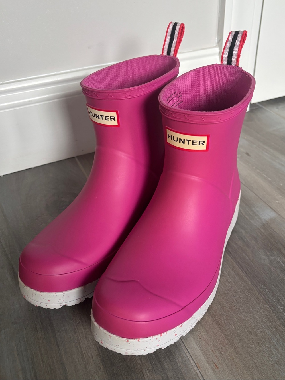NWOT Hunter Play Short Speckle Rain Boots - Picture 3 of 6